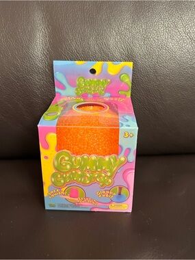 Orange Gummy Gumdrop Fidget Squishy Toy NEW